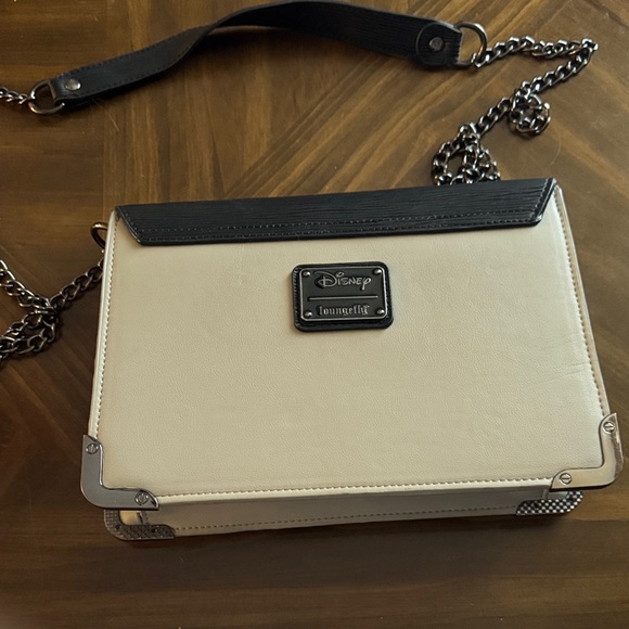 Loungefly Black and Cream Crossbody Bag - Picture 3 of 3
